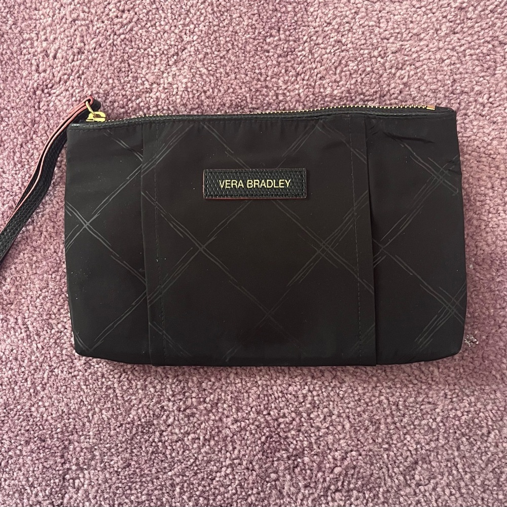 Vera Bradley Black wristlet